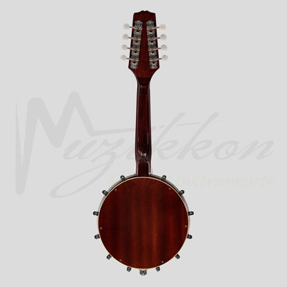 Muzikkon New Heartland Banjo Mandolin Solid Mahogany Body