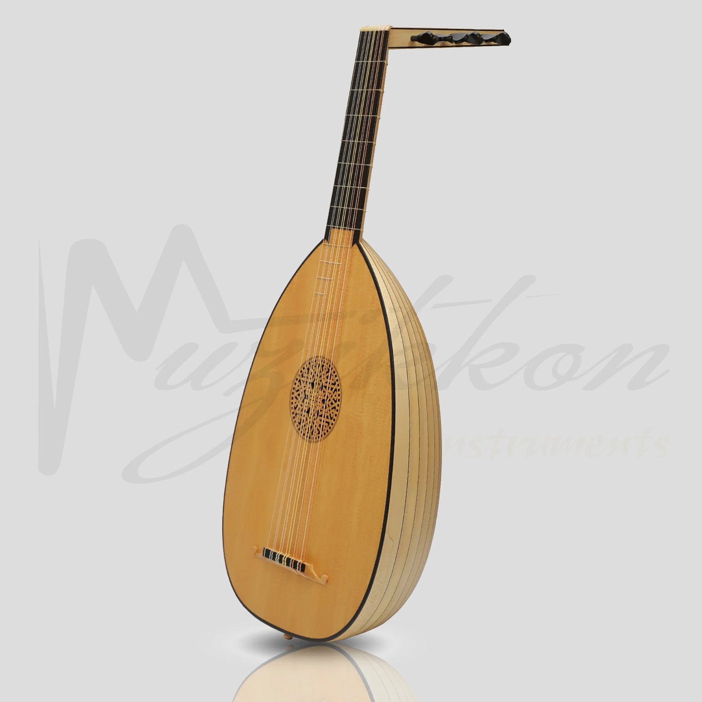 Muzikkon Renaissance Lute 6 Course Deluxe Left Hand After Hieber Maple