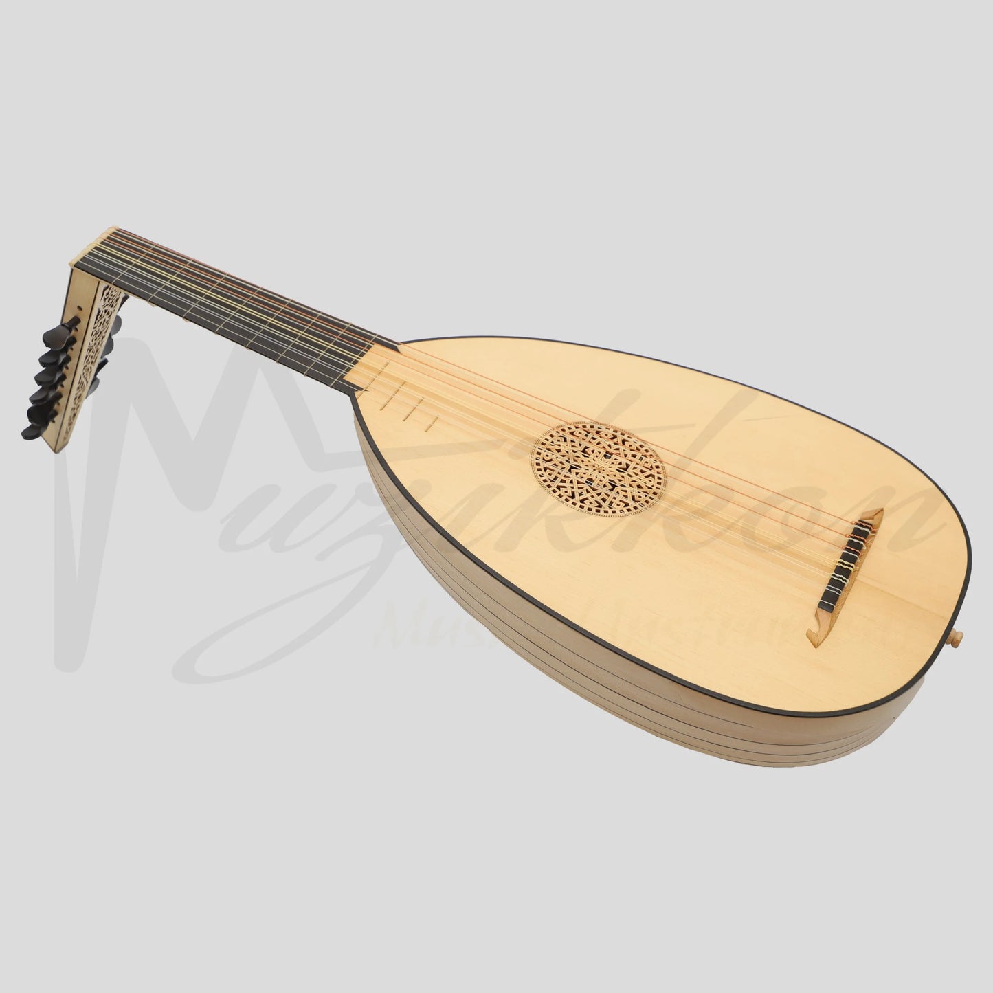 Muzikkon Renaissance Lute 7 Course Deluxe Left Hand After Hieber Lute