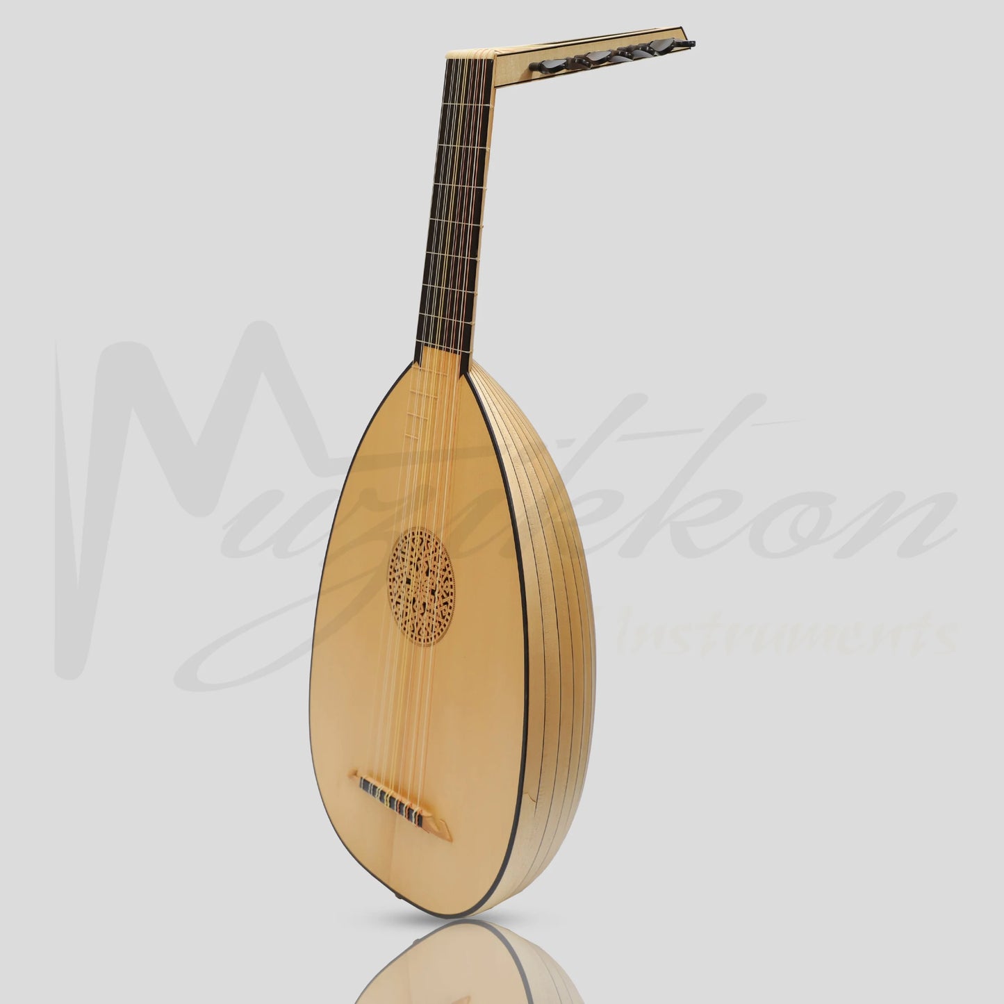 Muzikkon Renaissance Lute 7 Course Deluxe Left Hand After Hieber Maple Lute