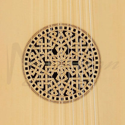 Muzikkon Renaissance Lute 7 Course Left Hand After Hieber