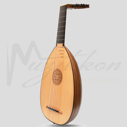 Muzikkon Renaissance Lute 7 Course Right Hand After Hieber Walnut