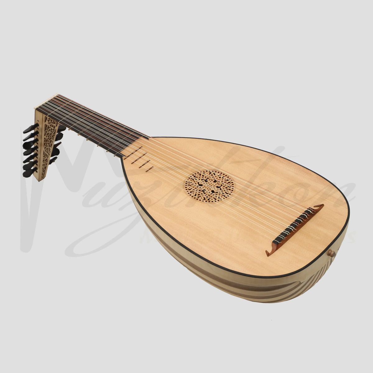 Muzikkon Renaissance Lute 8 Course Deluxe Left Hand After Hieber - Lute