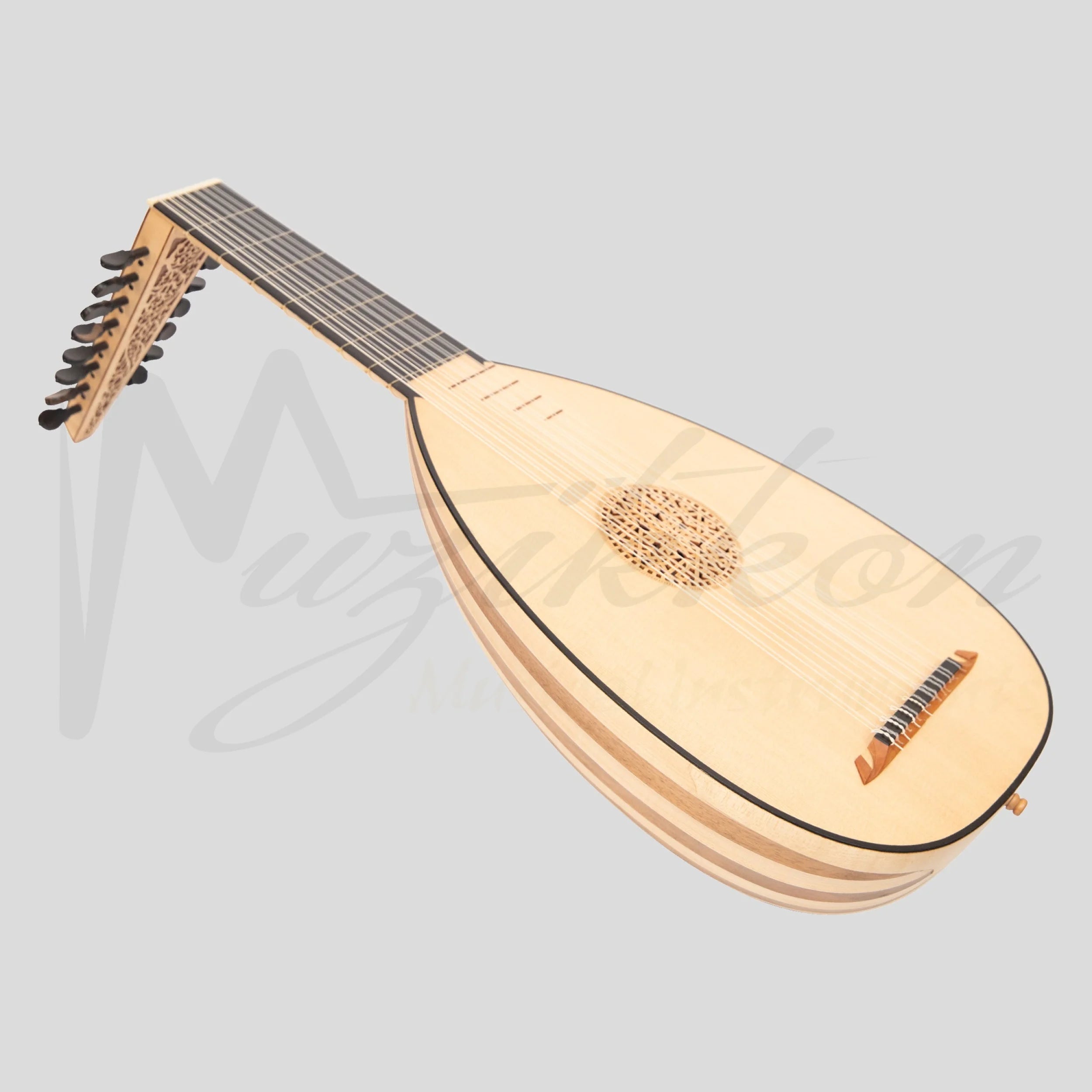 ルネサンス・リュート 8コース Muzikkon社製 【数量限定，大人気】