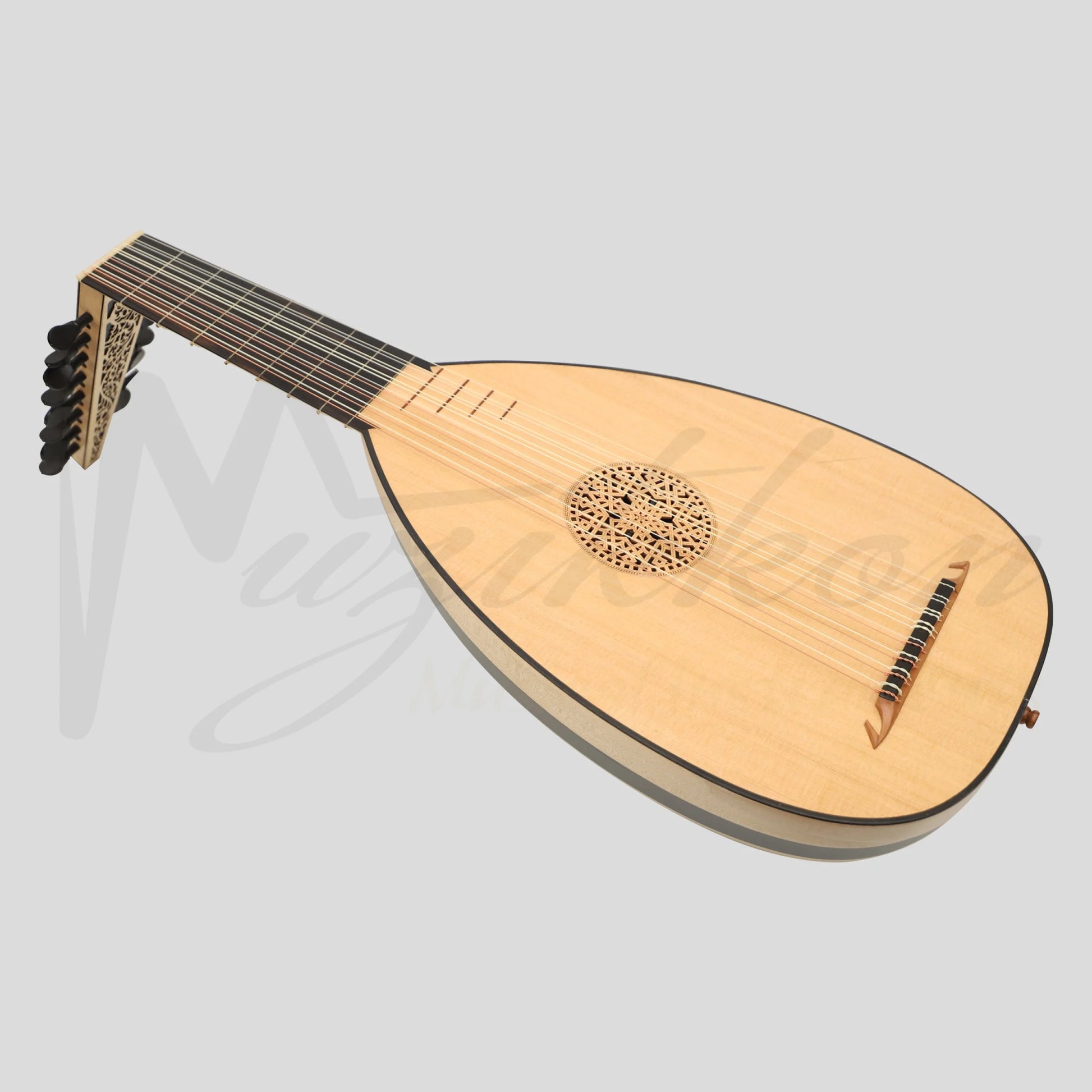 Muzikkon Renaissance Lute 8 Course Right Hand After Hieber Lute