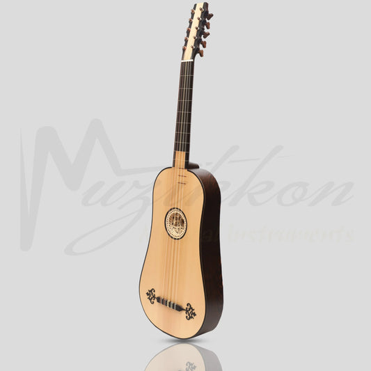 Muzikkon Sellas Baroque Guitar 5 Course Wenge