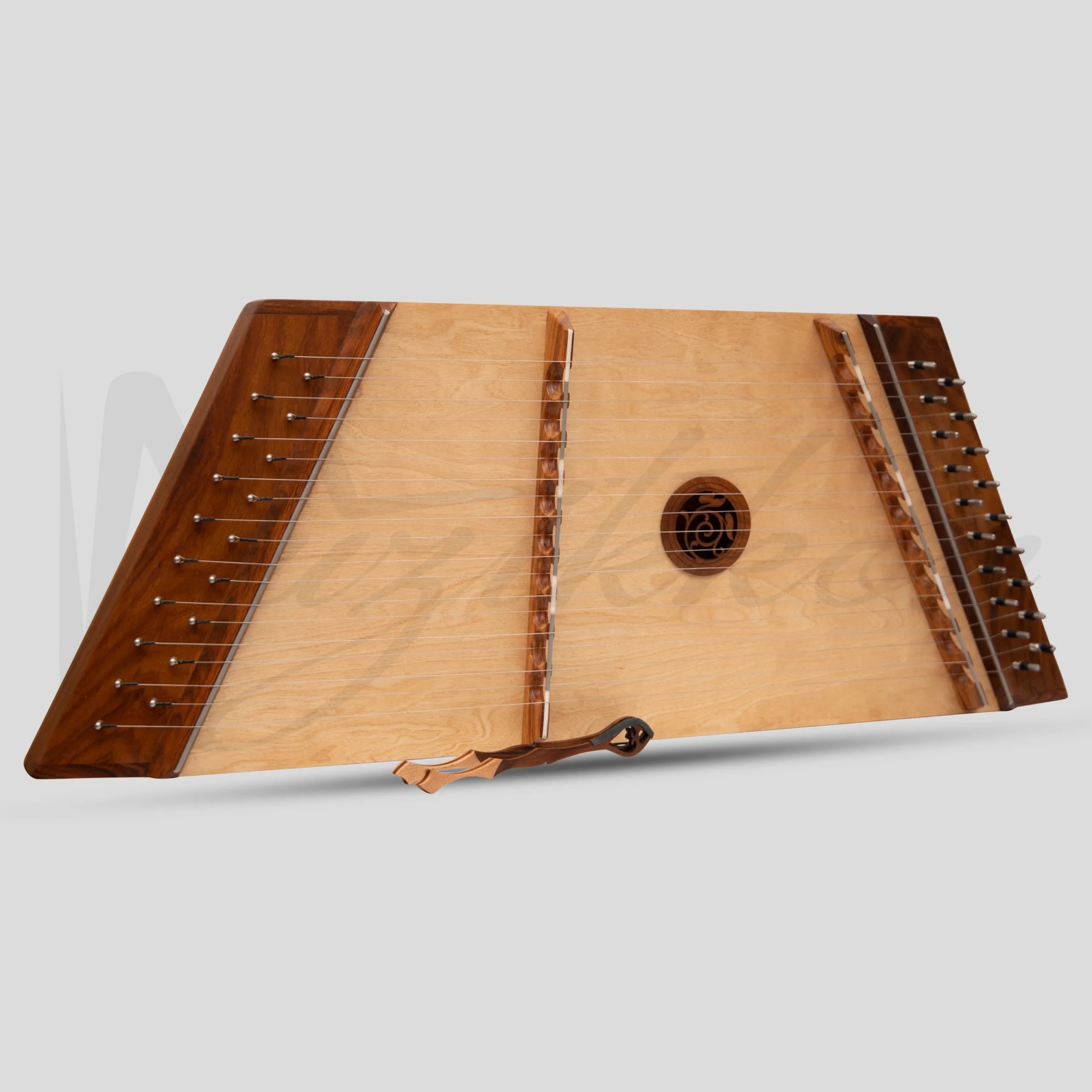 Muzikkon Single Strung 10/9 Hammered Dulcimer Rosewood With Hammers