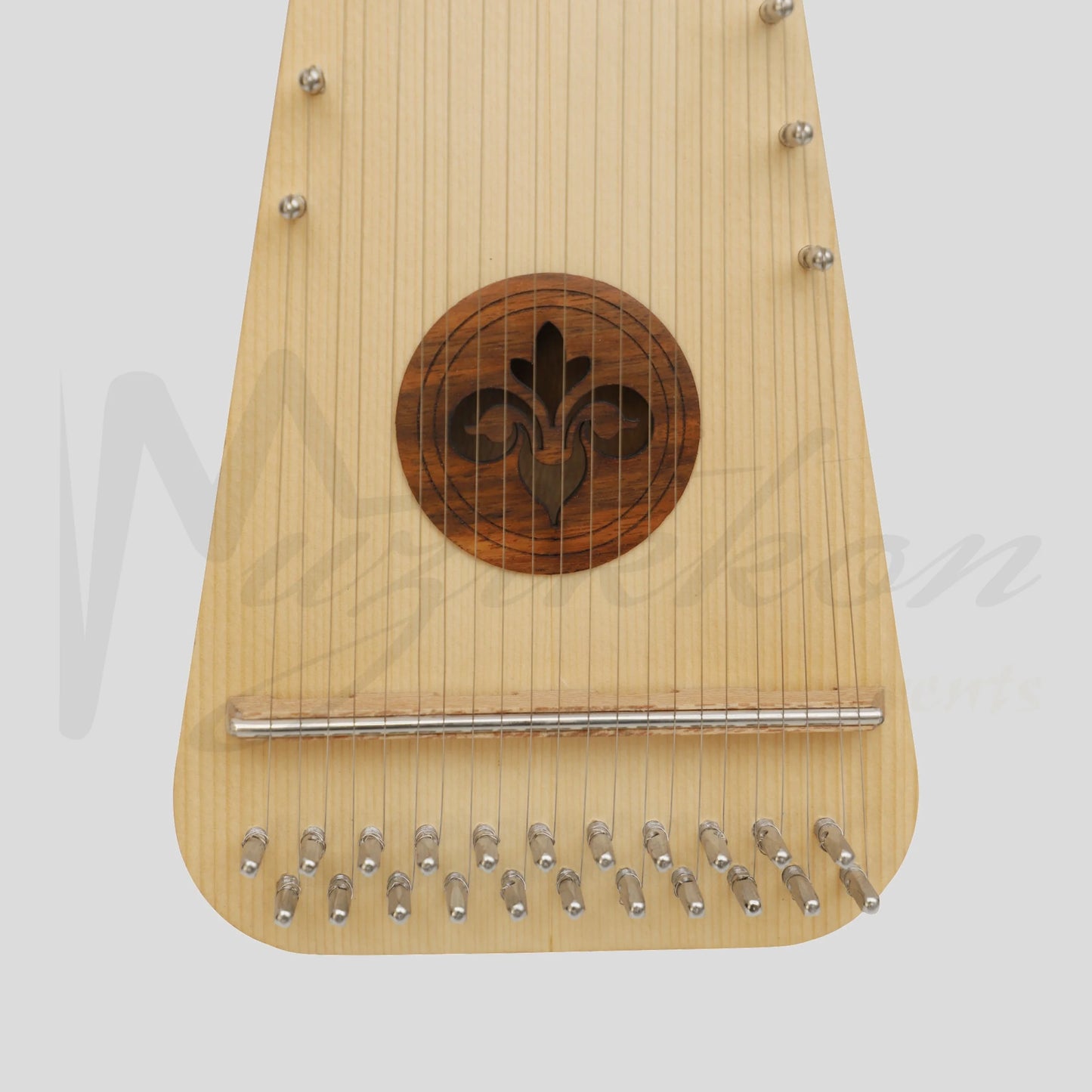 Muzikkon Soprano Bowed Psaltery Roundback Lacewood