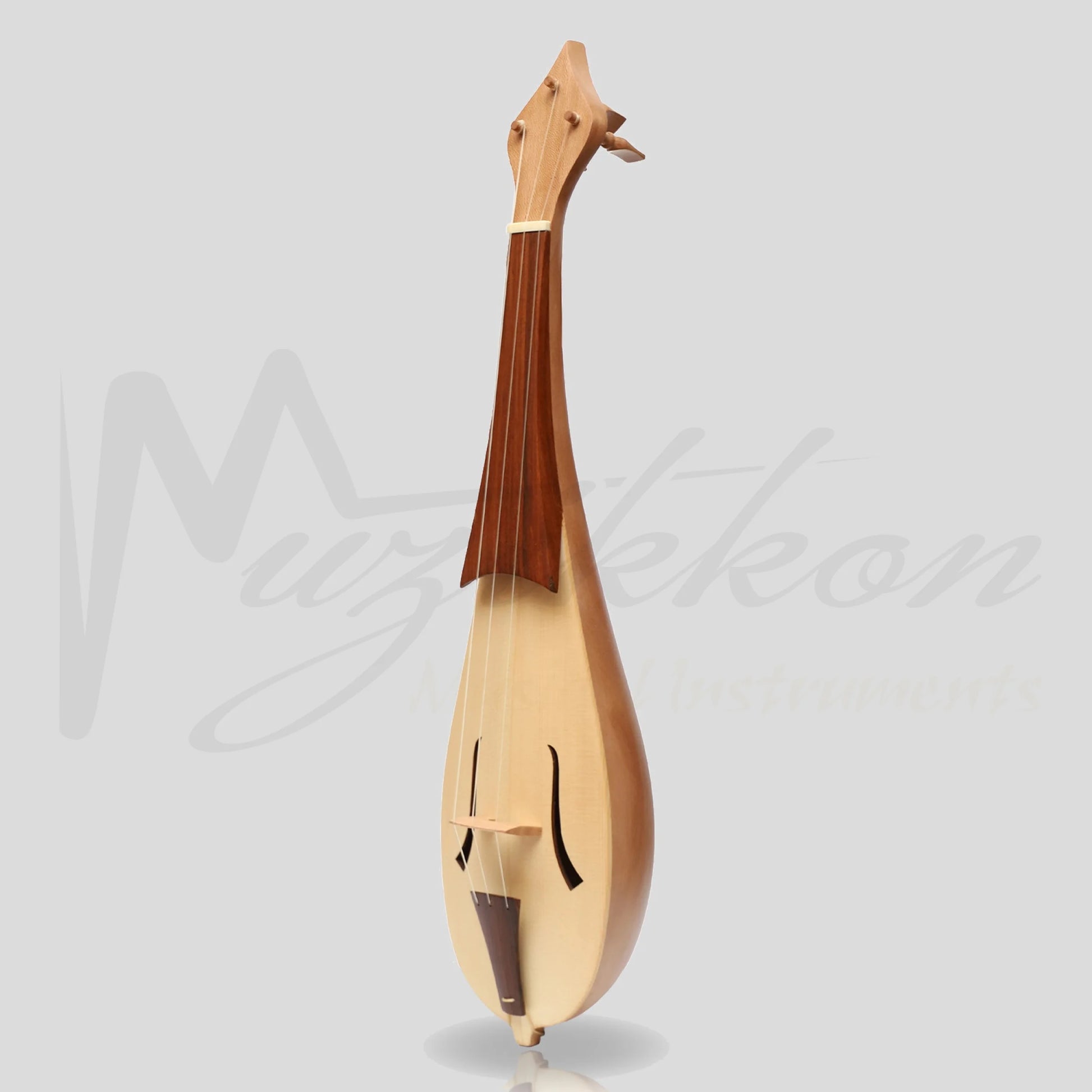 Muzikkon Tenor Rebec 3 String Lacewood