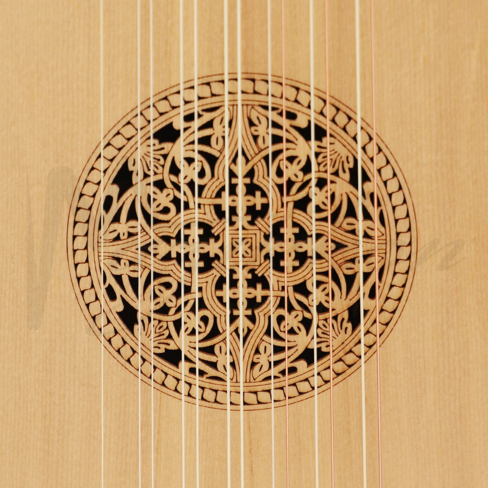 Muzikkon Travel Lute 7 Course Left Hand Lute