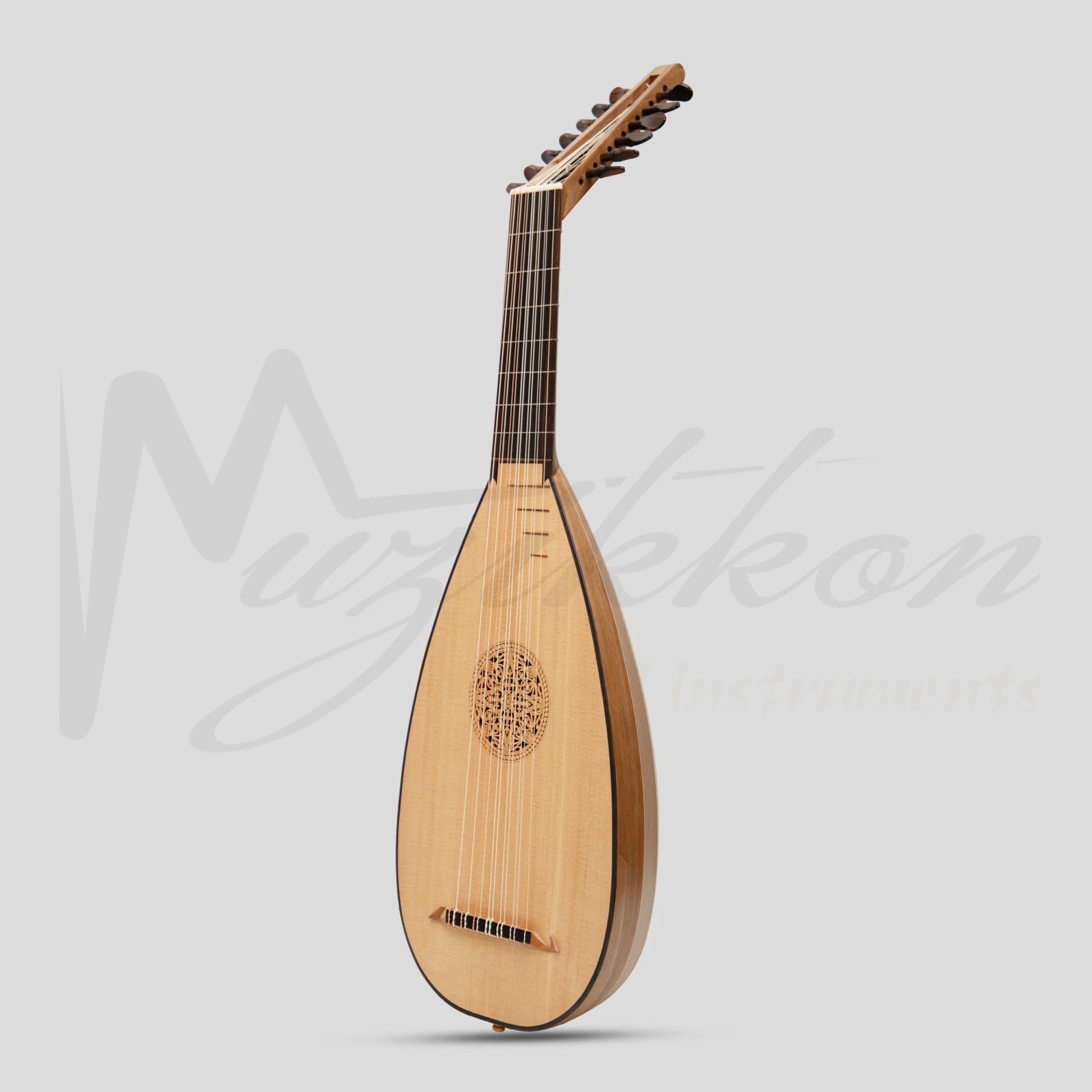 Muzikkon Travel Lute 7 Course Right Hand Lute