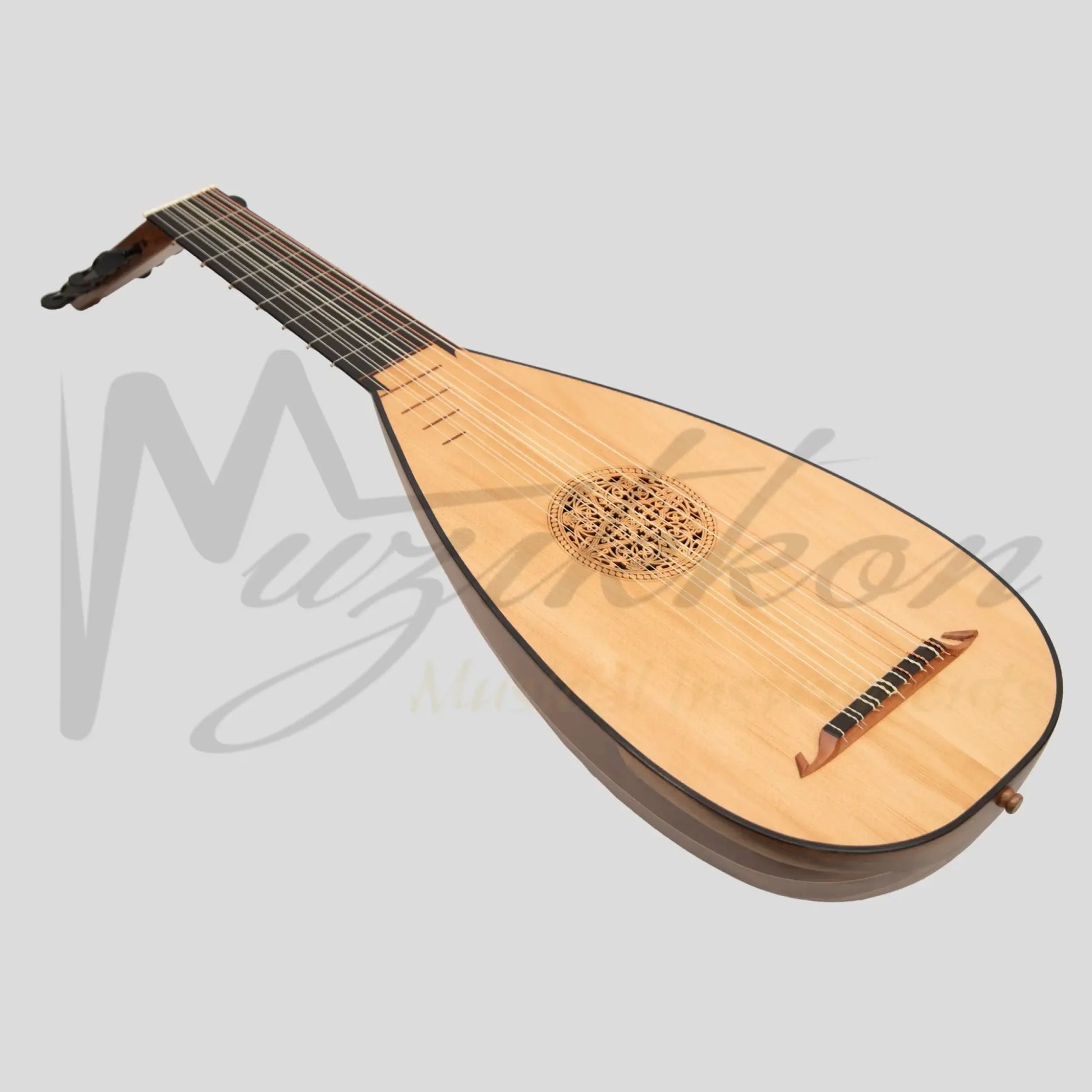 Muzikkon Travel Lute 7 Course Left Hand Lute