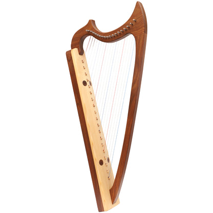 Muzikkon Gothic Harp 19 String Rosewood