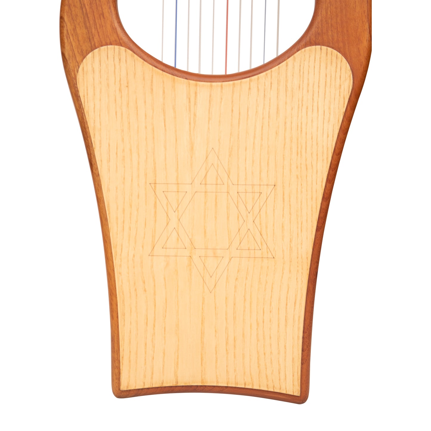 Muzikkon Large Kinnor Harp, 10 String Red Cedar