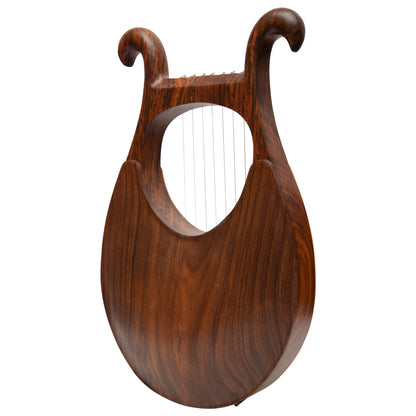 Muzikkon Lyre Harp 8 String Rosewood Muzikkon