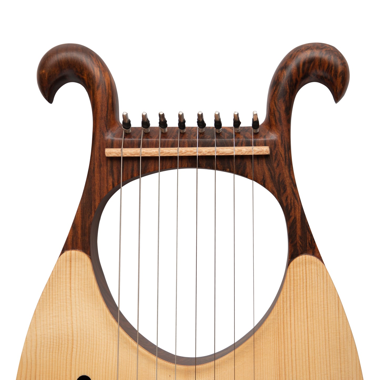 Muzikkon Lyre Harp 8 String Rosewood
