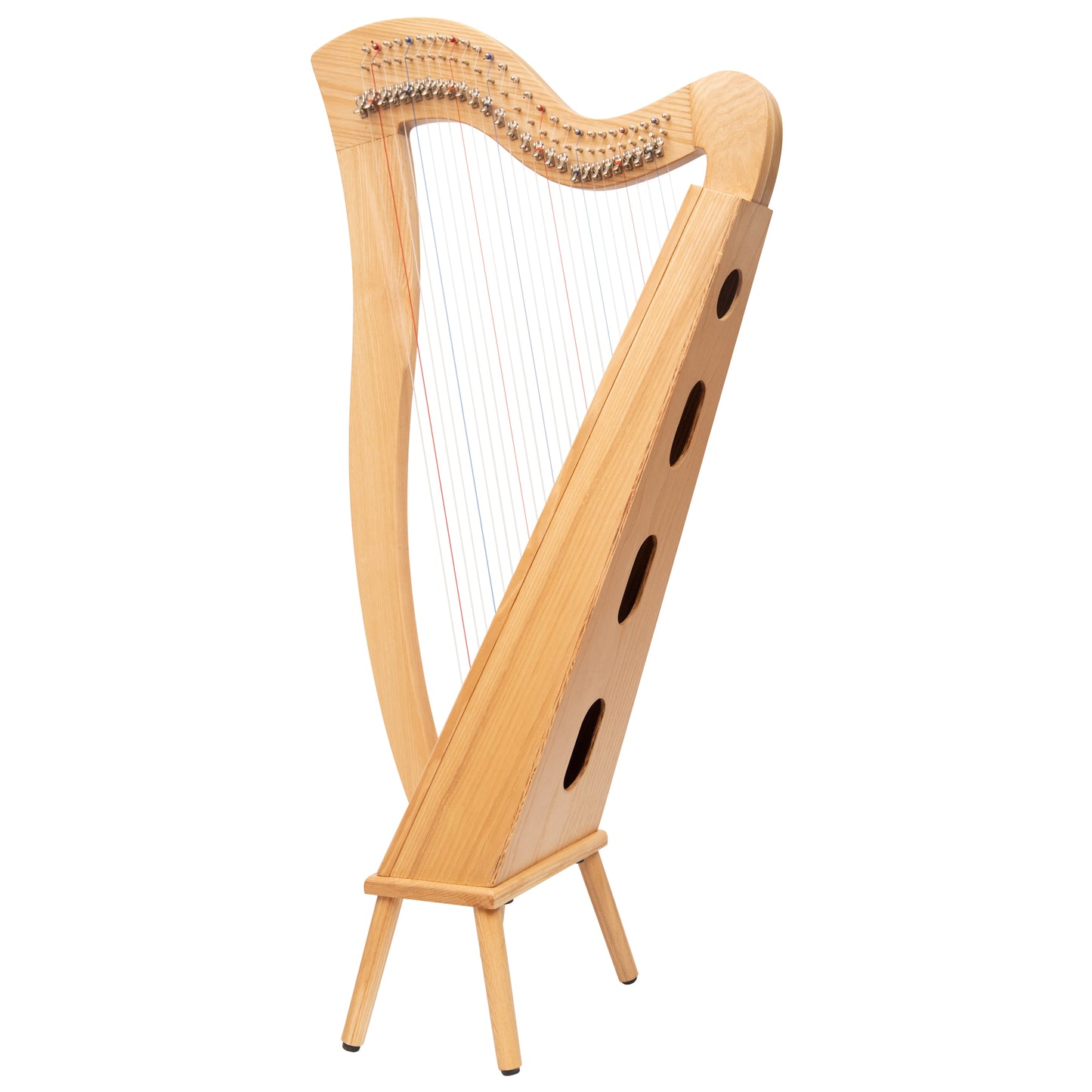 Muzikkon Mchugh Harp 27 Strings Ashwood Square Back