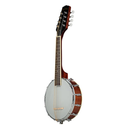 Muzikkon New Heartland Banjo Mandolin Solid Mahogany Body Muzikkon