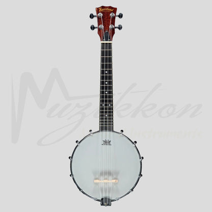 New Heartland 4 String Banjolele Banjo Ukulele 23 Inch Concert Mahogany