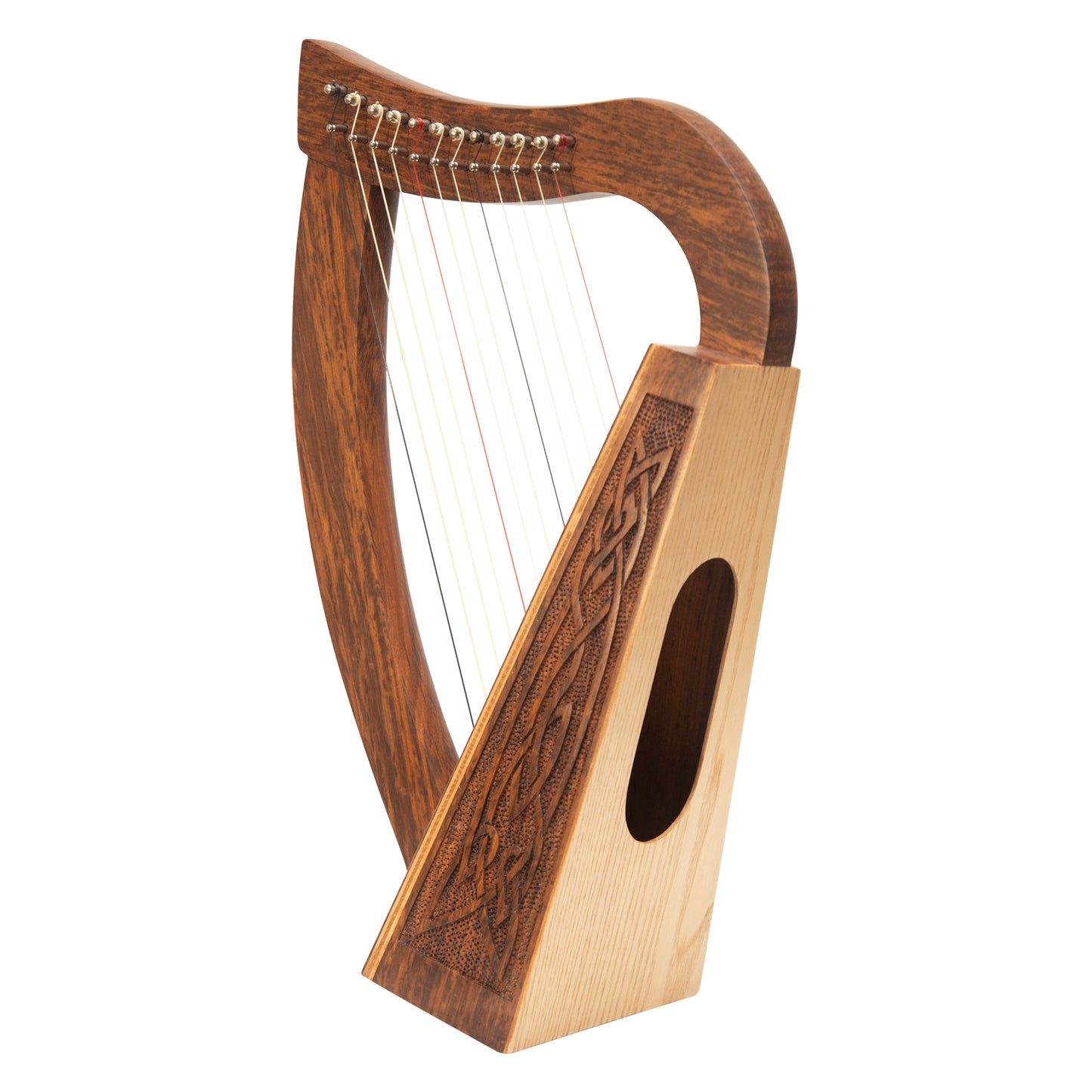 O'Carolan Harp 12 String Rosewood Knotwork