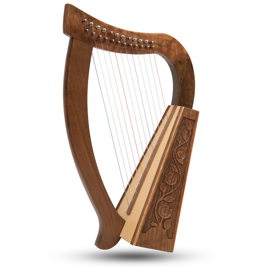 O'carolan Harp 12 Strings Walnut