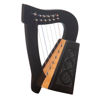 O'carolan Harp, 6 String Black Knotwork