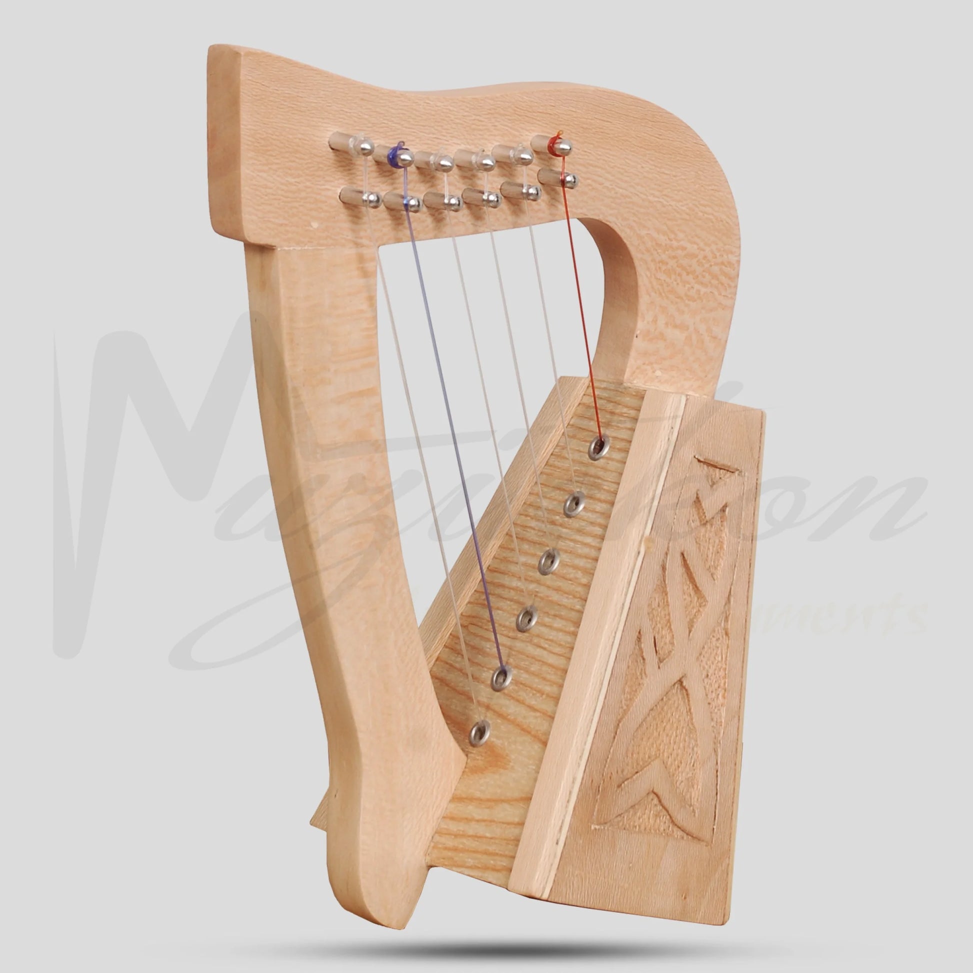 O’carolan Harp 6 String Lacewood Knotwork