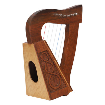 O'carolan Harp, 6 String  Rosewood Knotwork