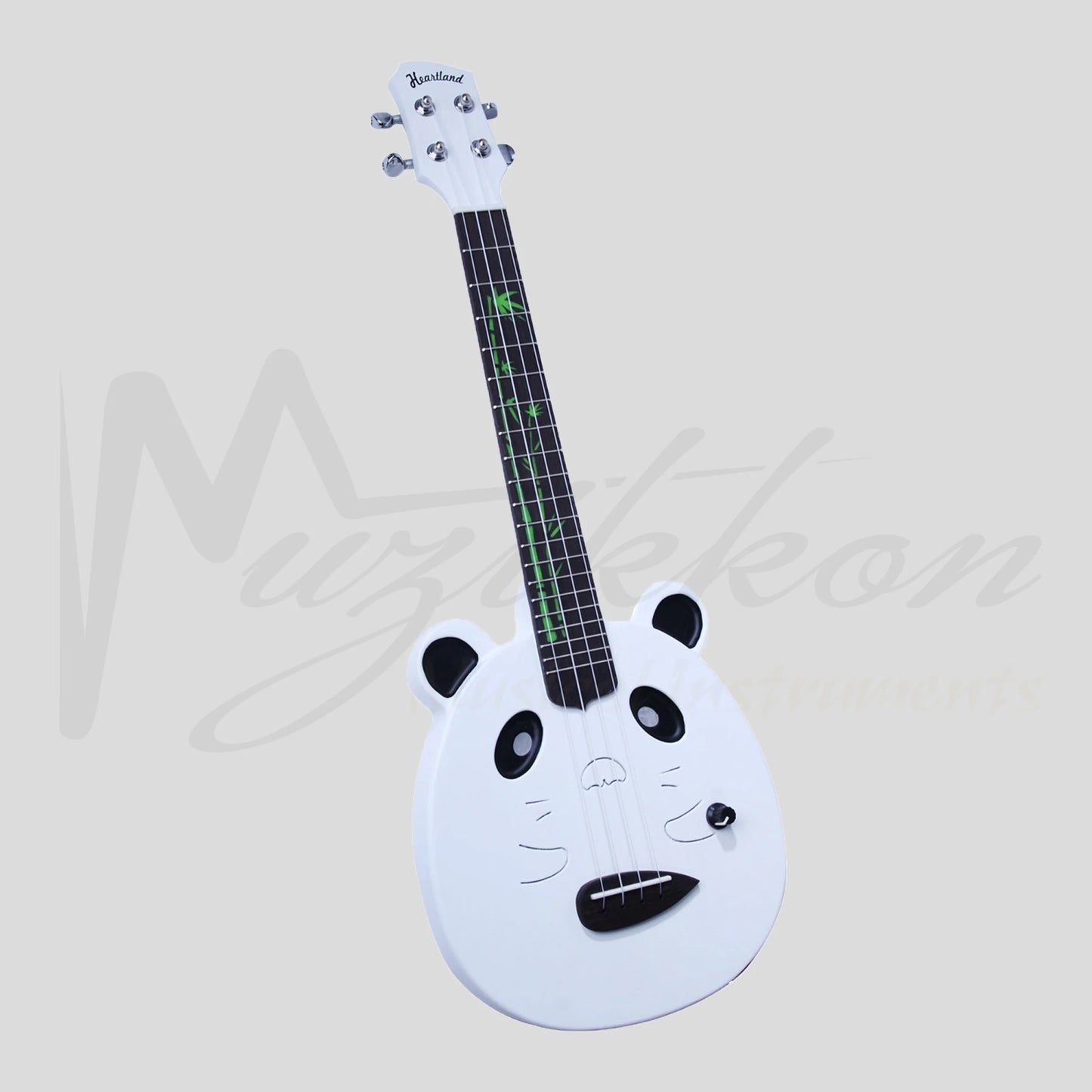 Panda White Electric Ukulele With Bag