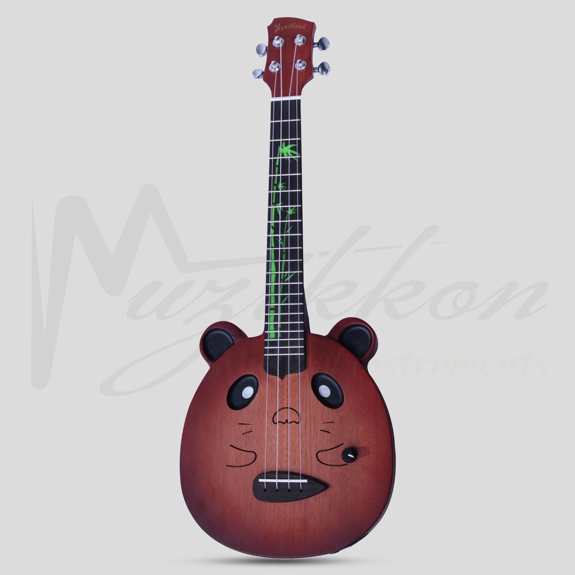 Panda Wood Electric Ukulele With Bag
