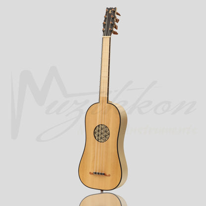 Renaissance Guitar 8 Course Right Hand Variegated Maple Ebony