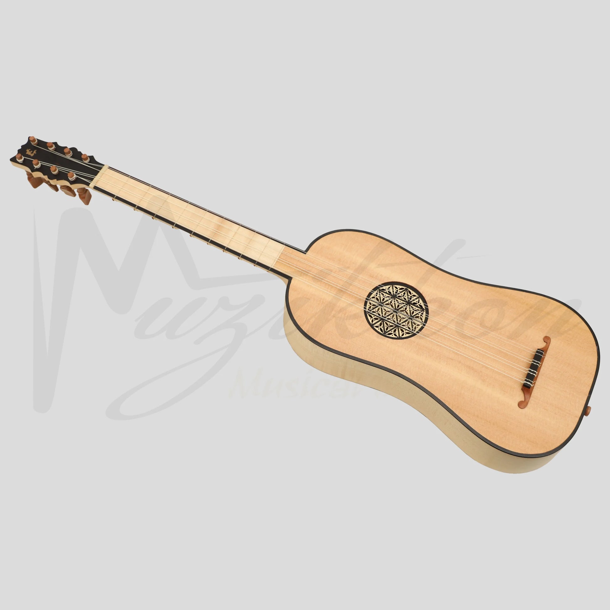 Renaissance Guitar 8 Course Right Hand Variegated Maple Ebony