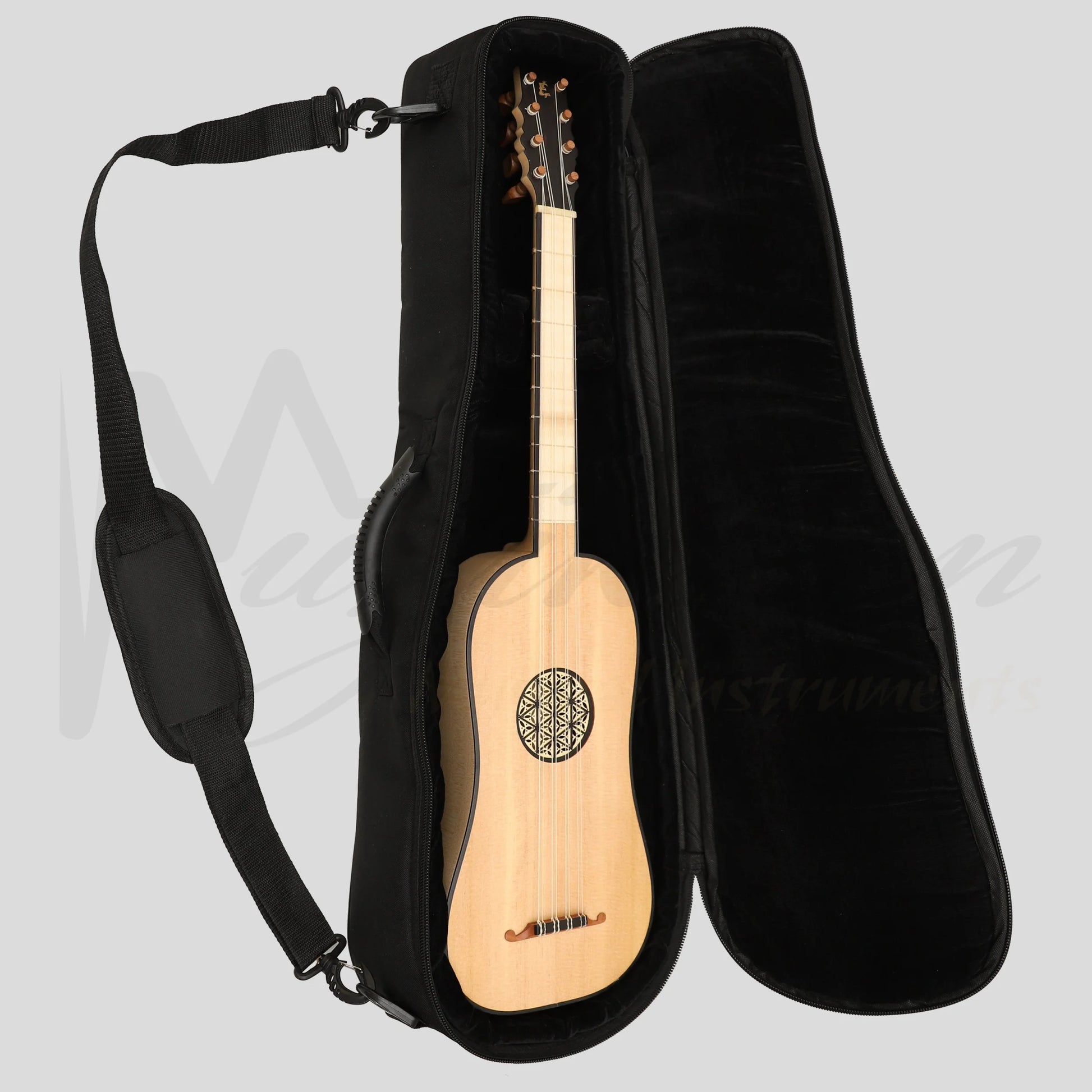 Renaissance Guitar 8 Course Right Hand Variegated Maple Ebony