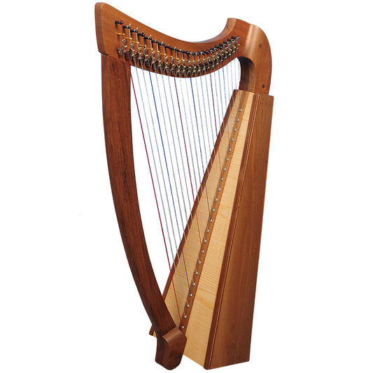 22 Strings Trinity Harp Walnut Plain