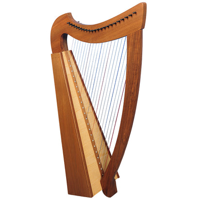 22 Strings Trinity Harp Walnut Plain