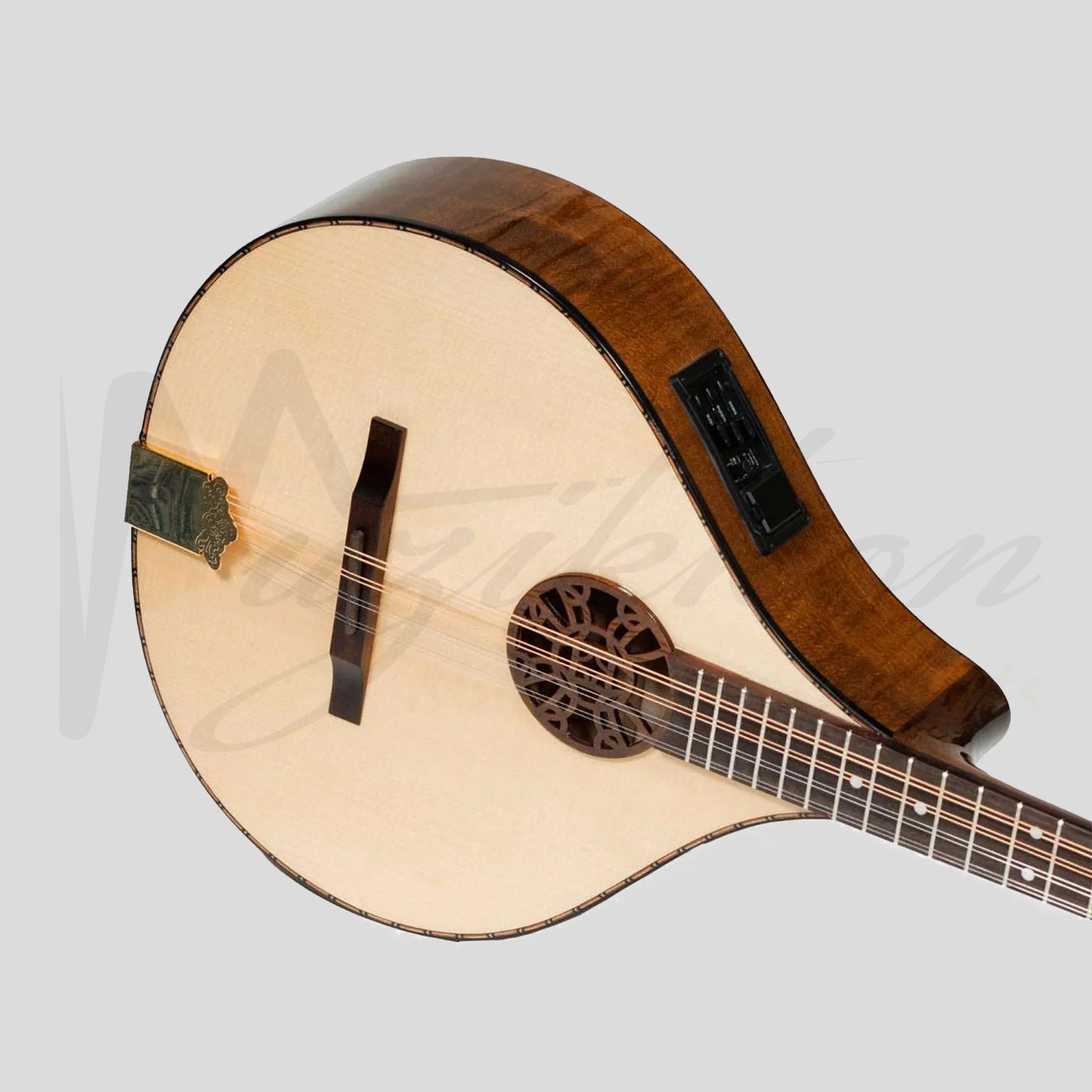 Traditional Electro Acoustic Irish Concert Bouzouki 8 Strings Maple Body With Spruce Top