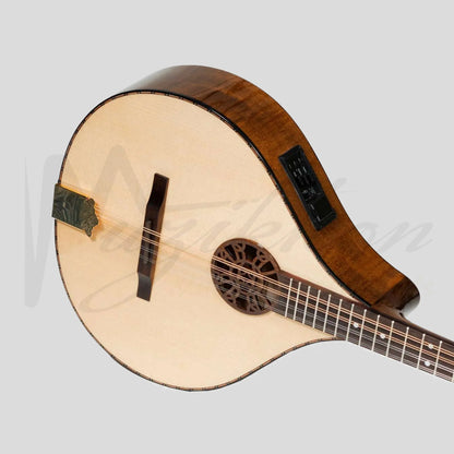 Traditional Electro Acoustic Irish Concert Bouzouki 8 Strings Maple Body With Spruce Top