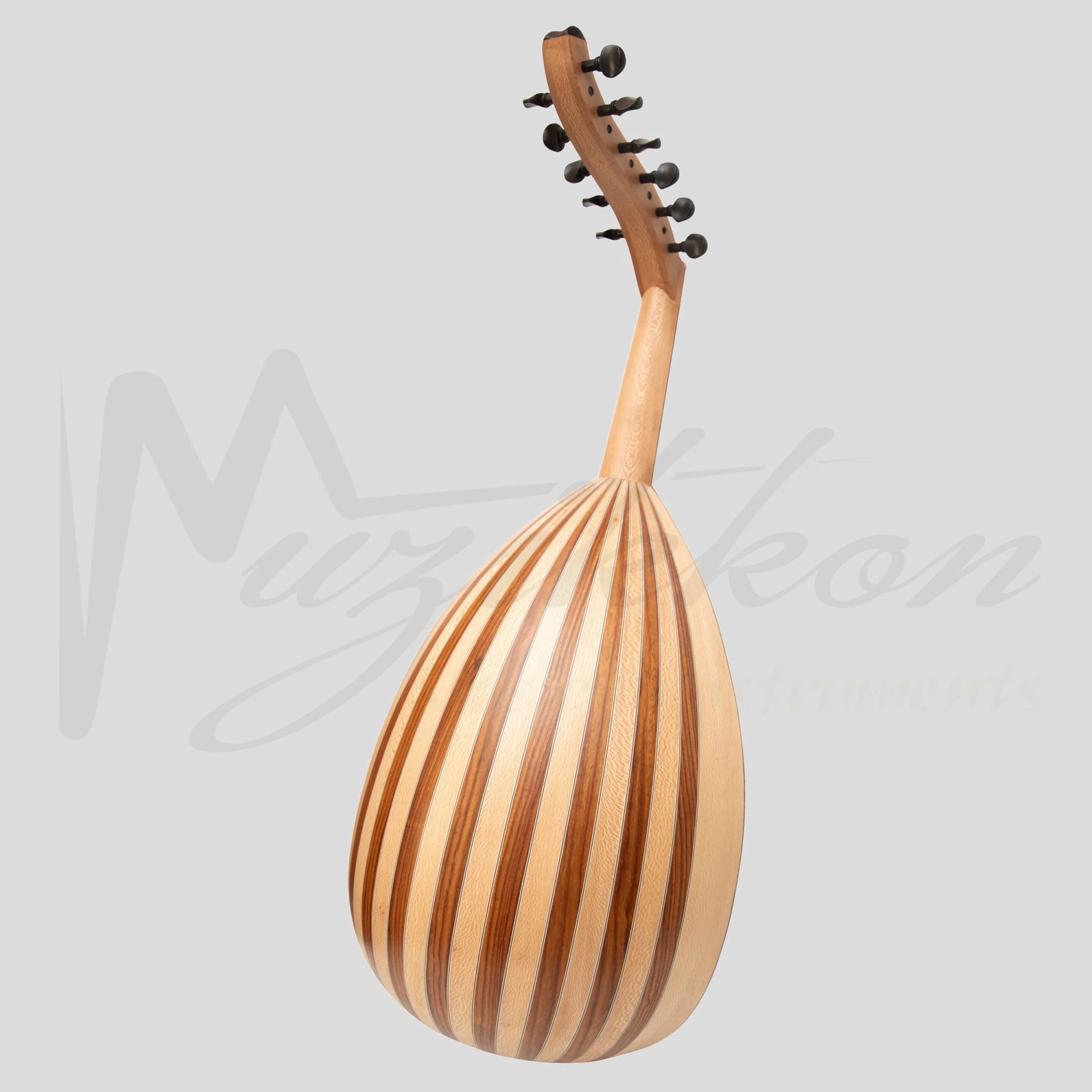Turkish Oud 11 Strings Variegated Rosewood Lacewood
