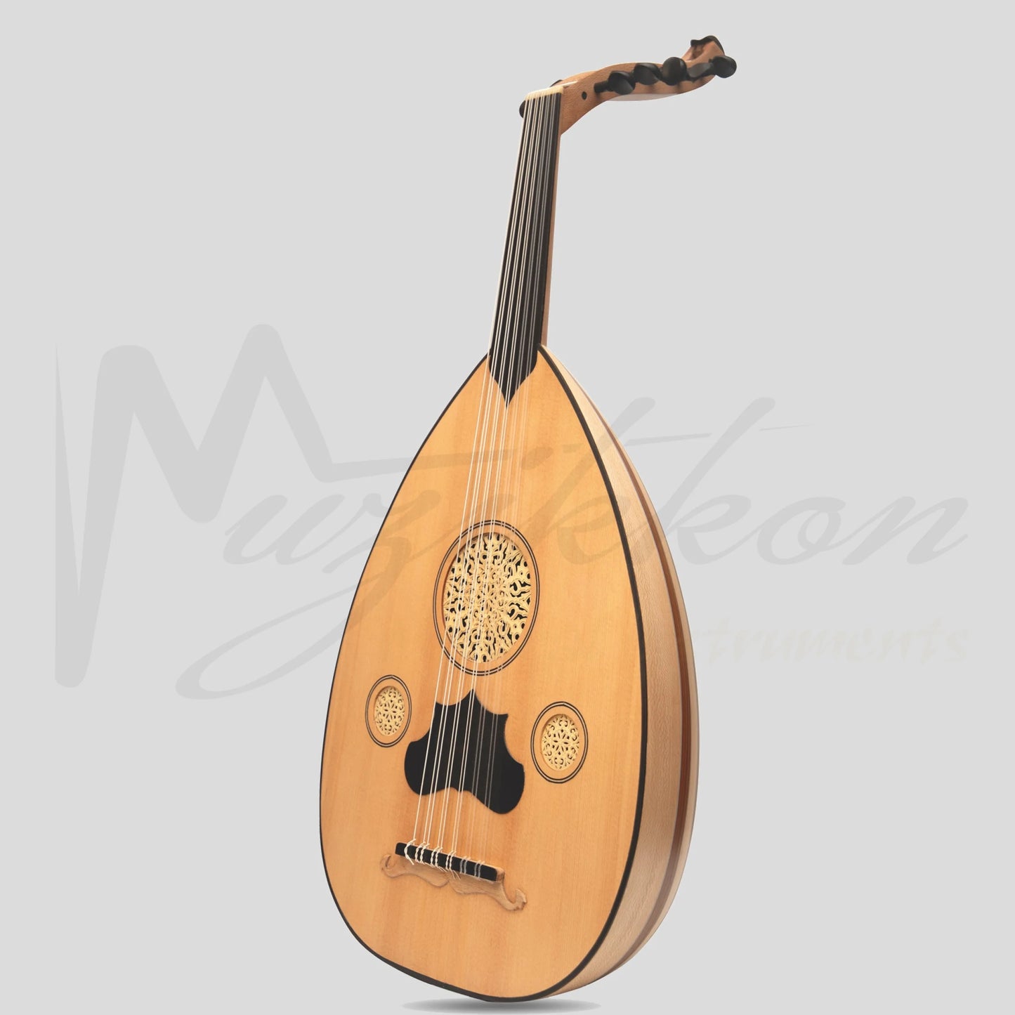 Turkish Oud 11 Strings Variegated Rosewood Lacewood