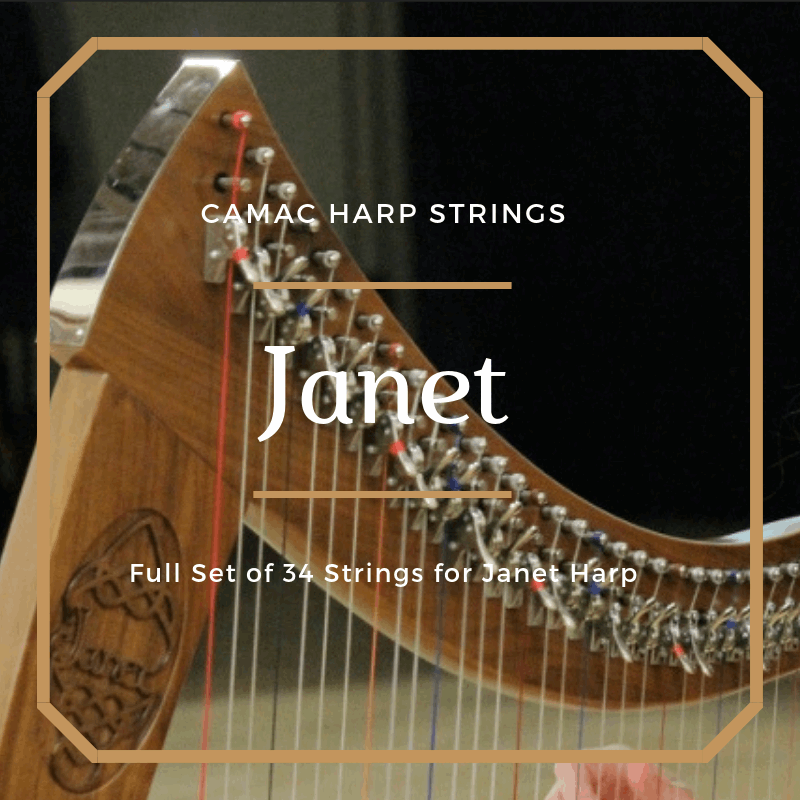 Camac Harp Strings - Janet Full Set Muzikkon