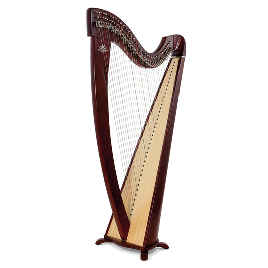 Camac Korrigan Harp 38 Gut Strings in Mahogany