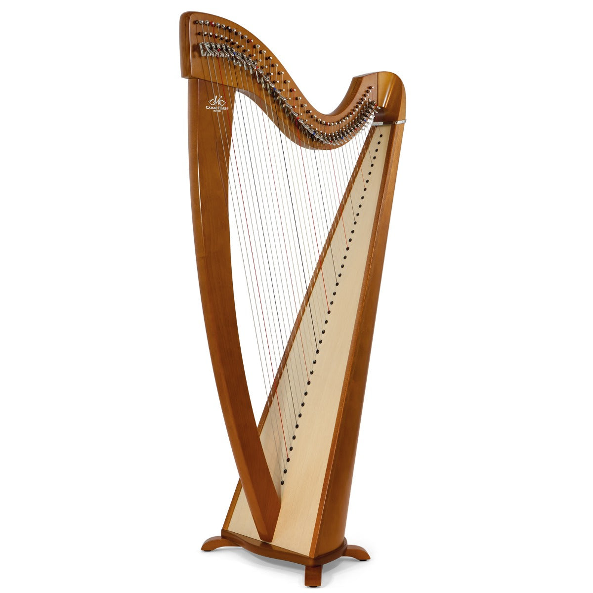 Camac Korrigan Harp 38 Gut Strings in Cherry