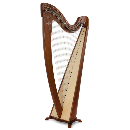 Camac Korrigan Harp 38 Gut Strings in Walnut