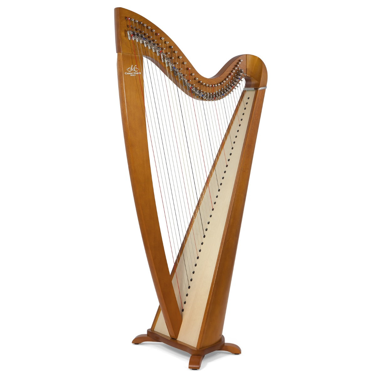 Camac Telenn Lever Harp, 34 Gut Strings in Cherry Muzikkon