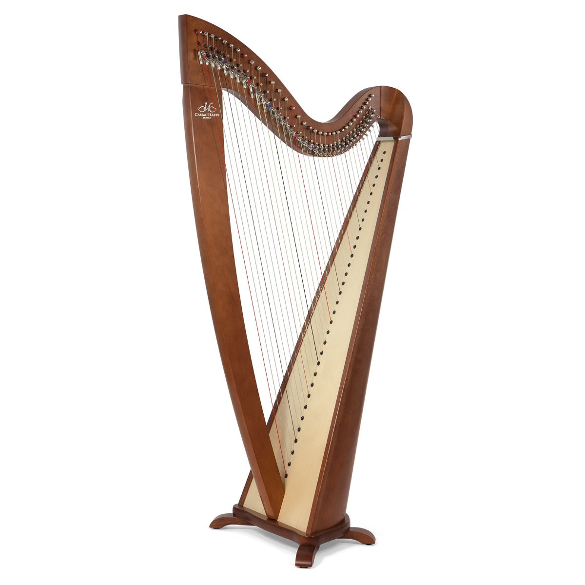 Camac Telenn Lever Harp, 34 Gut Strings in Walnut Muzikkon