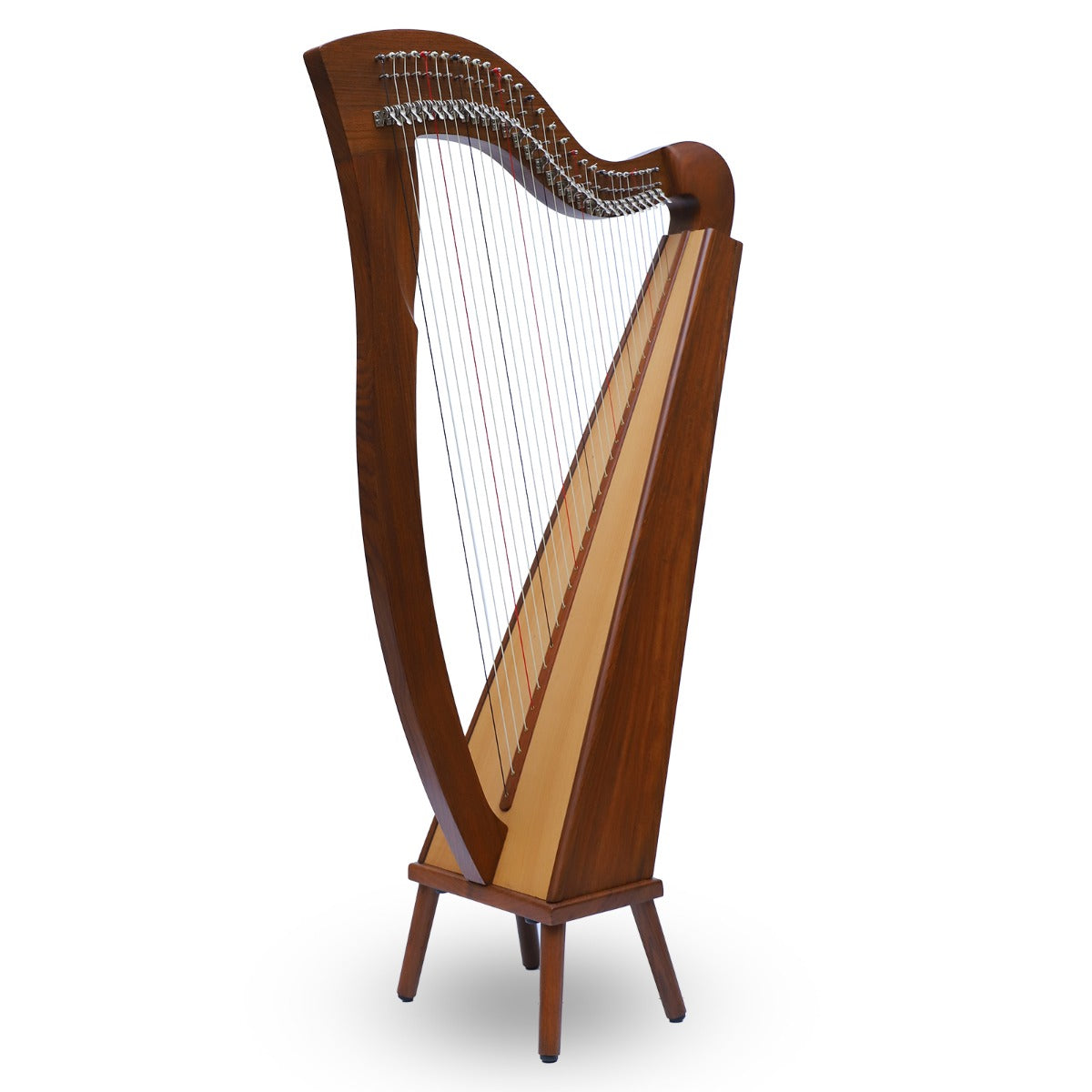 McHugh Harp 29 String In Rosewood Flatback Aquila Nylon Gut Strings