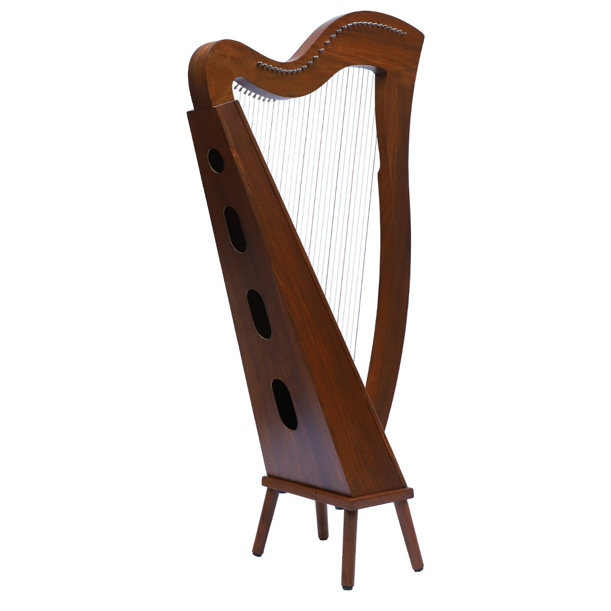 McHugh Harp 29 String In Rosewood Flatback Aquila Nylon Gut Strings