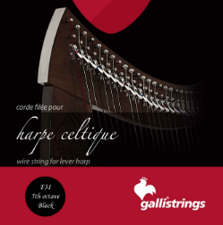 Camac Harp String F31 - FA Lever Harp Nickel