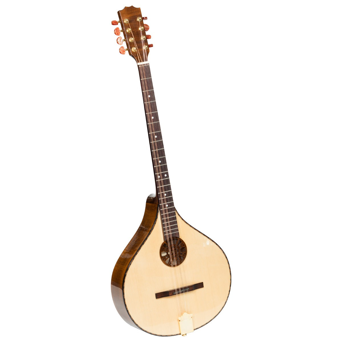 Traditional Irish Concert Bouzouki, 8 Strings, Maple Body with Spruce Top